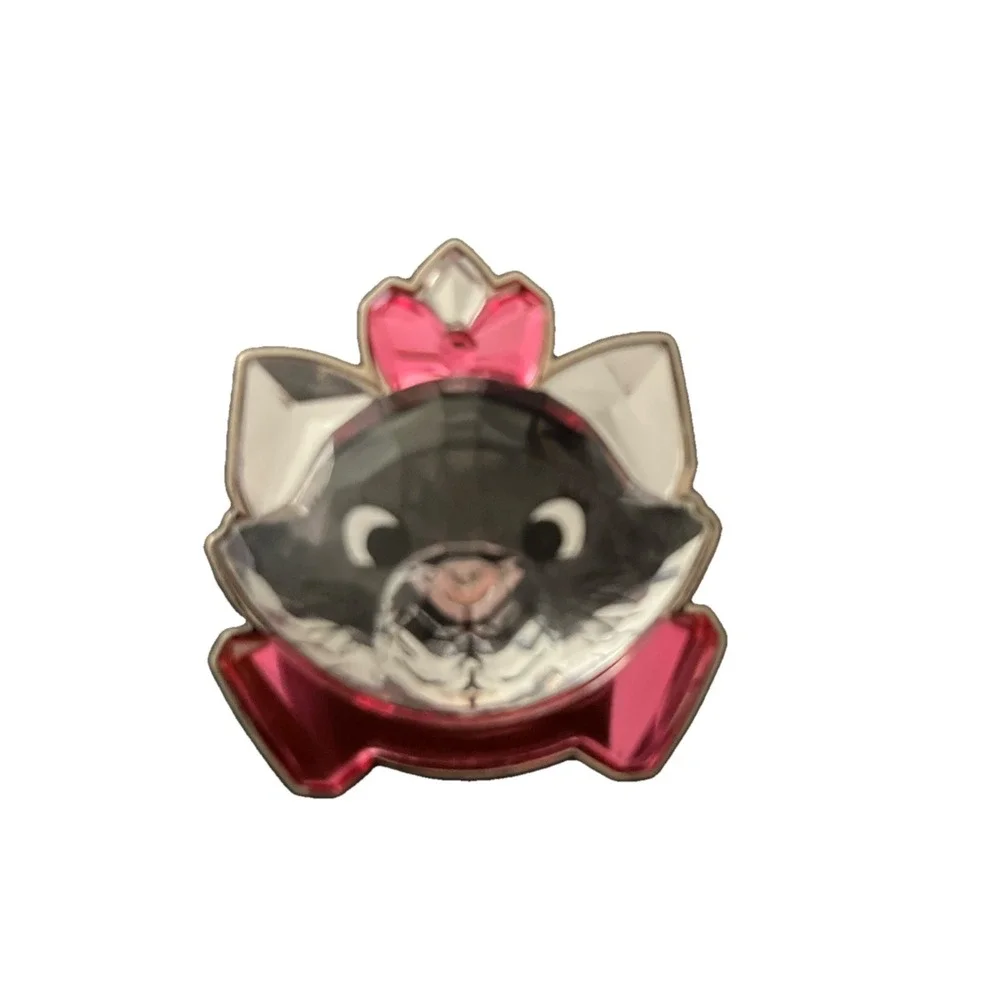 Disney Aristocats Marie Pin #115715 Clear Pink Cat Pin Trading Collectibe